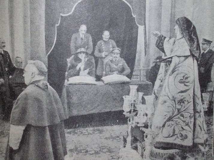 La visita de los Reyes de España a Alba de Tormes en 1922